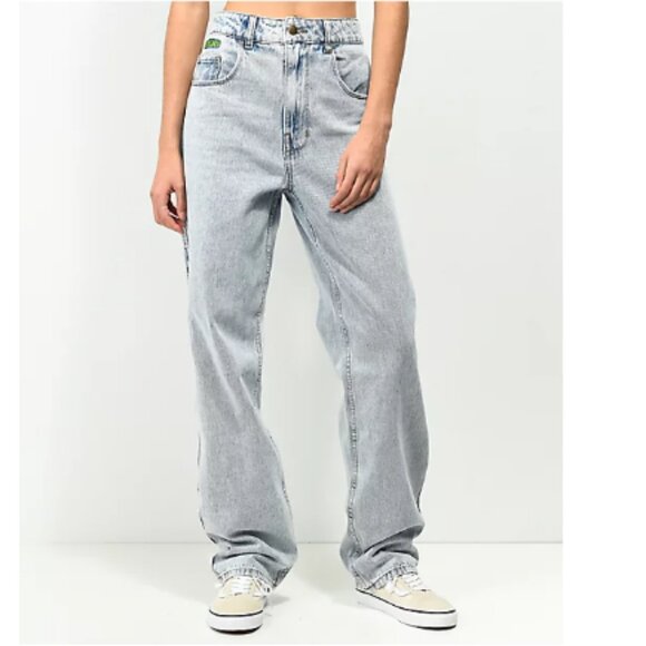 Empyre Tori Billie Acid Wash Carpenter Skate Jeans - Picture 1 of 13
